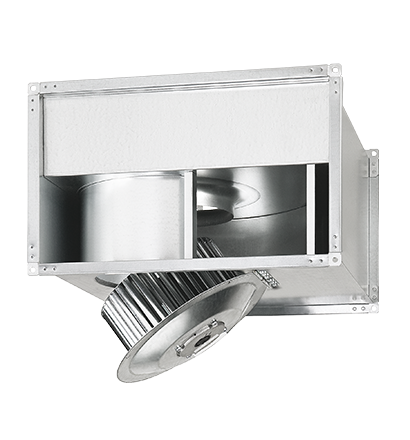 Forward curved rectangular duct fans