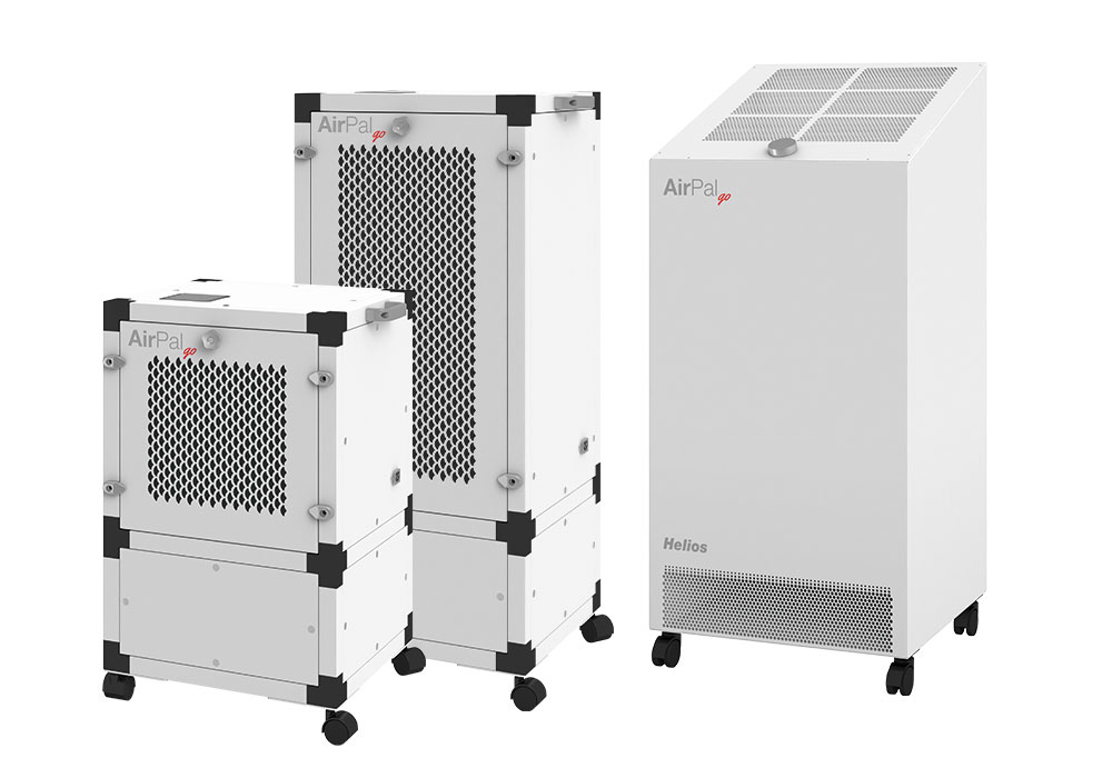 AirPal air purifier – floor-standing and mobile units - Helios Ventilatoren